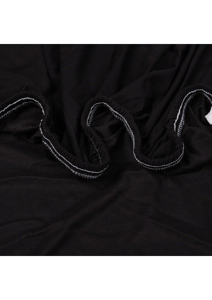 2/3 Seater Sofa Slipcover Streç Koruyucu Yumuşak Kanepe Kapağı Yıkanabilir Kolay Fit Siyah (Yurt Dışından) fırsatları