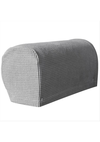 2pcs Yumuşak Streç Peluş Peluş Koltukları Sandalyeler/kanepeler Için Streç Kol Dayama Kapakları Kanepe Kolları Açık Gri (Yurt Dışından)