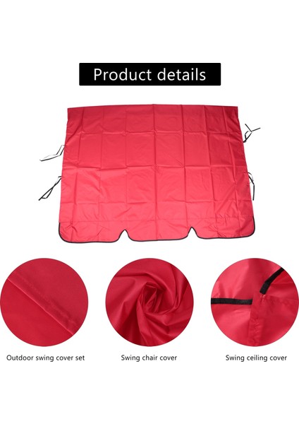 Teras Salıncak Sandalyesi Evrensel Bahçe Sandalyesi Toz Geçirmez 3 Kişilik Açık Kapak (Braketsiz) (Yurt Dışından) indirimleri