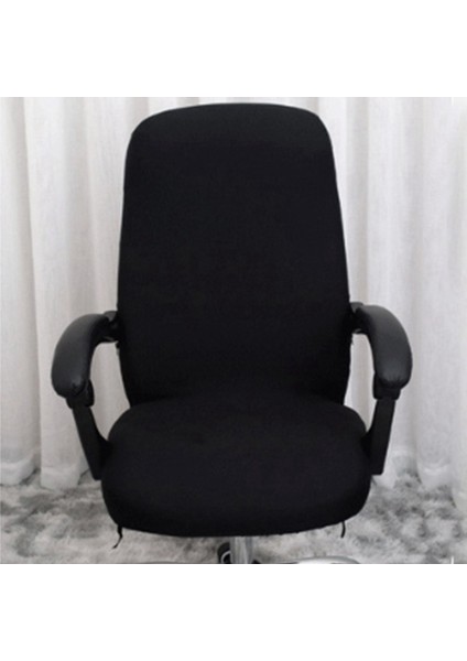 4x Ofis Sandalye Kapağı Elastik Siyam Ofis Sandalyesi Kapak Döner Sandalye Bilgisayar Koltuk Koruyucu Kapak (Siyah) (Yurt Dışından) fırsatları