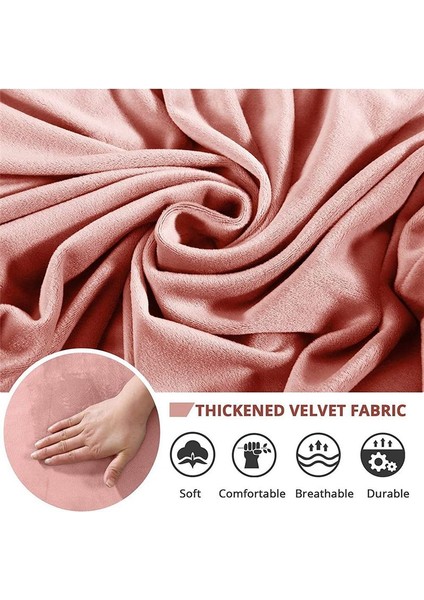 Elastik Velvet Yemek Sandalyesi ile Yemek Sandalyeleri Için 2pcs Sandalye Kapakları Mutfak Pembe Için Sandalye Slipcovers Kapakları (Yurt Dışından) indirimleri