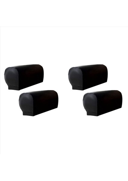 Koltuk Kolu Kapakları 4pcs Koltuk Kapağı Ultra Kalın ve Yumuşak Pu Deri Streç Kol Kapağı Recliners Kanepeler Sandalyeleri (Yurt Dışından)