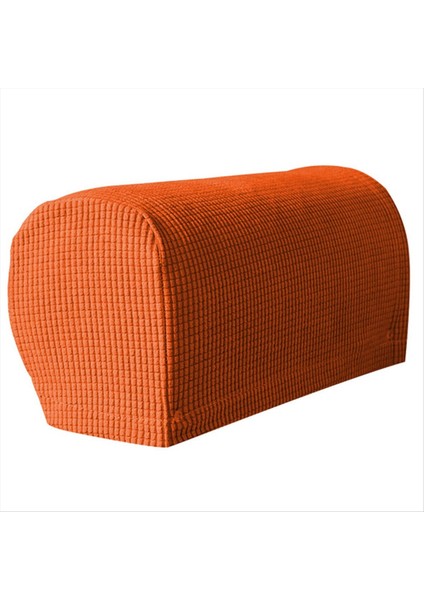 2pcs Yumuşak Streç Peluş Peluş Koltuklar Sandalyeler/kanepeler Için Streç Kol Dayama Kapakları Kanepe Kolları Turuncu (Yurt Dışından)