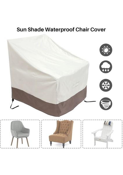 2 Paket Veranda Adirondack Sandalye Kapak 31X3X36 Inç Ağır Hizmet Dış Mekan Sandalyesi Kapak 420D Su Geçirmez Açık Çim Patio Mobilya Kapakları Bej (Yurt Dışından) indirimleri