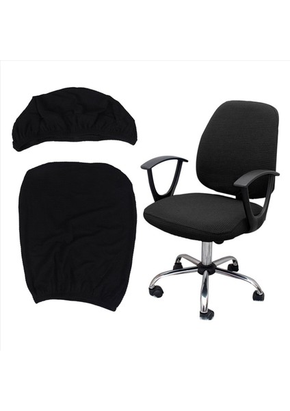 4x Mısır Kontrolü Bölünmüş Sandalye Ofis Ev Bilgisayar Sandalyesi Kapağı Kol Dayama Elastik Koltuk Örtüsü (Yurt Dışından) modelleri