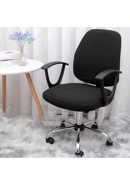 4x Mısır Kontrolü Bölünmüş Sandalye Ofis Ev Bilgisayar Sandalyesi Kapağı Kol Dayama Elastik Koltuk Örtüsü (Yurt Dışından) indirimleri