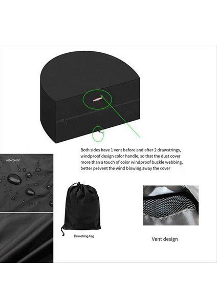 Açık Daybed Cover 40X90IN Su Geçirmez Patio Kanepe Kapakları Hava Koruma Yuvarlak Gölgeli Yatak Kapağı Bahçe Kanepe Için (Yurt Dışından) fiyatları