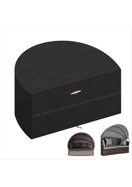 Açık Daybed Cover 40X90IN Su Geçirmez Patio Kanepe Kapakları Hava Koruma Yuvarlak Gölgeli Yatak Kapağı Bahçe Kanepe Için (Yurt Dışından) modelleri