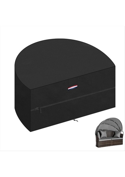 Açık Daybed Cover 40X90IN Su Geçirmez Patio Kanepe Kapakları Hava Koruma Yuvarlak Gölgeli Yatak Kapağı Bahçe Kanepe Için (Yurt Dışından) fırsatları