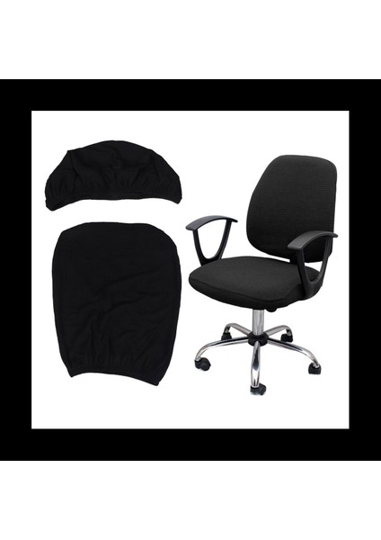 Mısır Kontrolü Bölünmüş Sandalye Ofis Ev Bilgisayar Sandalye Kapağı Kolçak Kol Dayama Elastik Koltuk Kapağı (Yurt Dışından) indirimleri