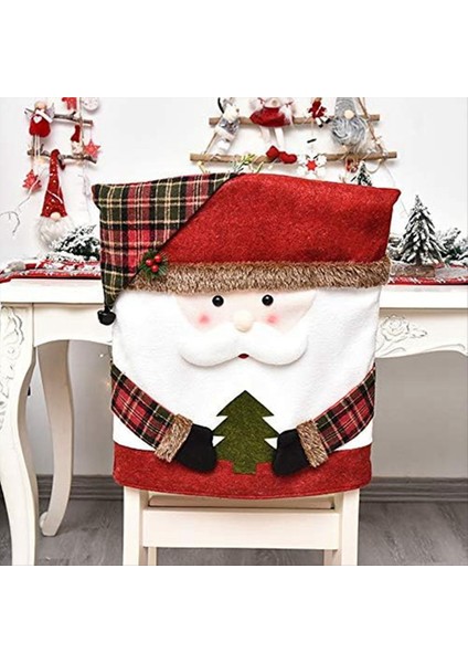2 Paket Noel Sandalye Kapakları Santa &amp -Snowman Xmas Çıkarılabilir Sandalye Kapak Noel Evi (Yurt Dışından) indirimleri