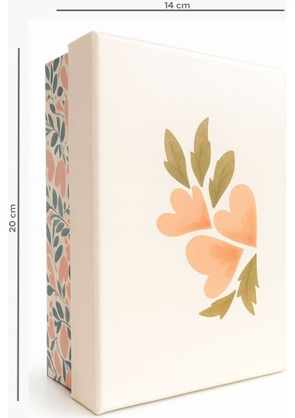 Çiçek Desenli 3'lü Matruşka Hediye Kutu Seti modelleri