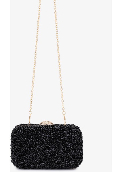 Kadın Vegan Siyah Abiye Çanta 1083 029 Bn Cnt SK25-26 Sıyah Tas modelleri