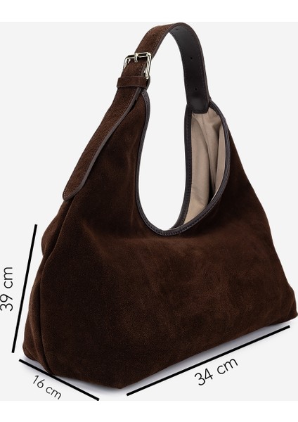 Kadın Hakiki Deri Kahverengi Omuz Çanta 1169 6371 Bn Cnt SK25-26 Chocolate fiyatları