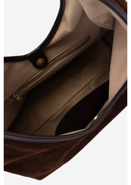 Kadın Hakiki Deri Kahverengi Omuz Çanta 1169 6371 Bn Cnt SK25-26 Chocolate modelleri