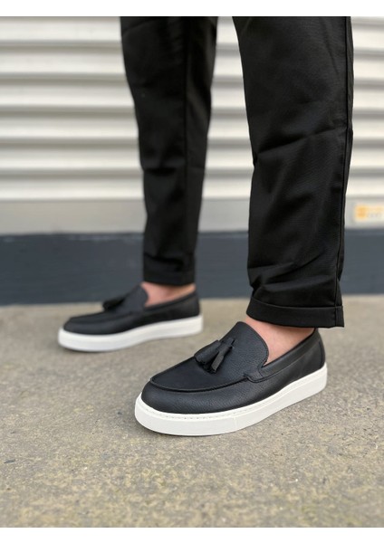 JY153 Bloom Bağcıksız Püsküllü Cilt Erkek Günlük Spor Klasik Ayakkabı Cbt - Siyah fiyatları