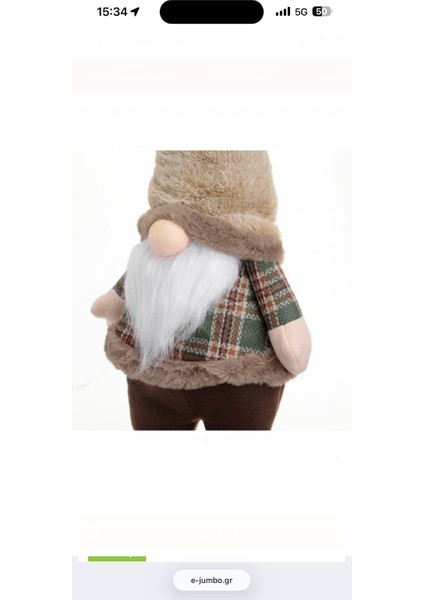 Yılbaşı Şans Cücesi Gnome 70 cm indirimleri