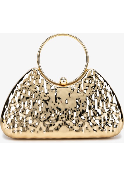 Kadın Vegan Sarı Abiye Çanta 1083 026 Bn Cnt SK25-26 Altın