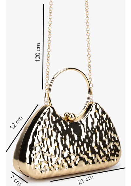 Kadın Vegan Sarı Abiye Çanta 1083 026 Bn Cnt SK25-26 Altın fiyatları