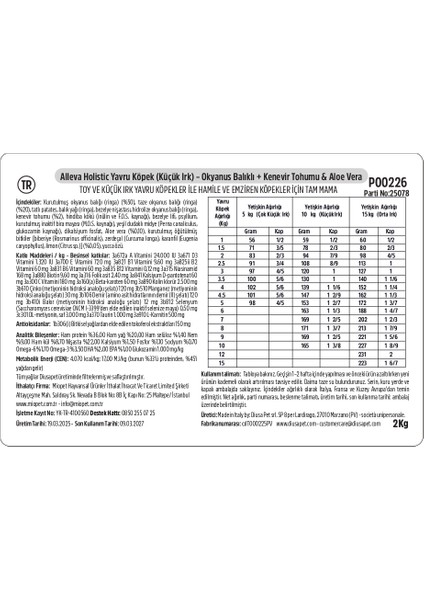 Holistik Balıklı Tahılsız Küçük Irk Yavru Köpek Maması 2 Kg indirimleri