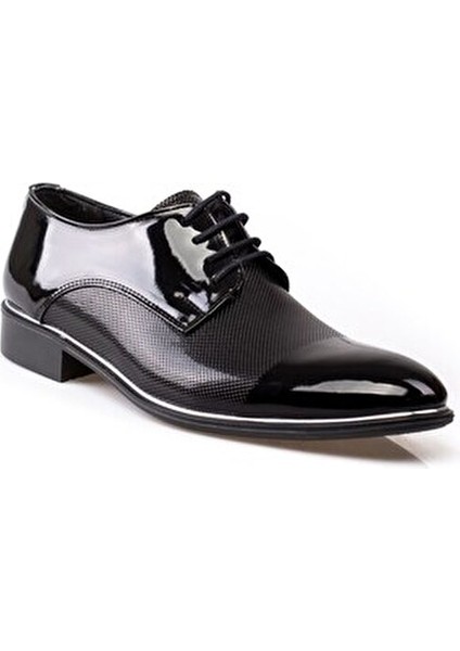 Erkek Klasik Rugan Ayakkabı Hazır Tabanlı Şık Tasarım 4 Mevsim Kullanım İçin