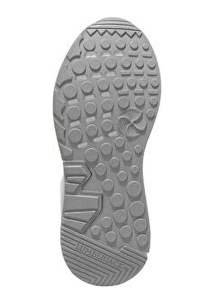 Kadın Beyaz Koşu Ayakkabısı Nefes Alabilen Malzeme ile Düz Taban Tasarımı