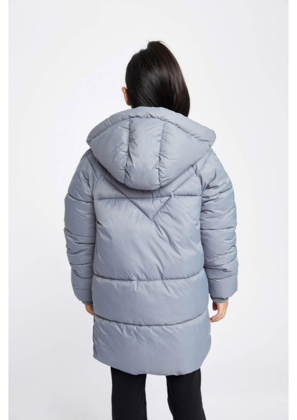 Kız Çocuk Su İtici Kapüşonlu Kaban A0900A823AU