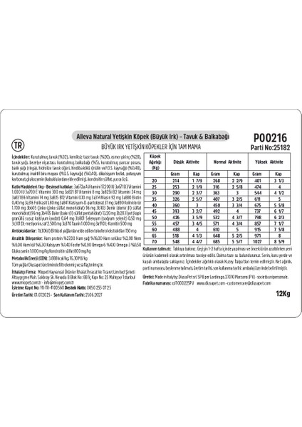 Natural Tavuklu & Balkabağı Düşük Tahıllı Büyük Irk Yetişkin Köpek Maması 12 Kg indirimleri