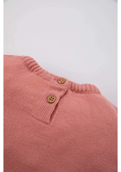 Kız Bebek Kazak Alt Triko 2'li Takım