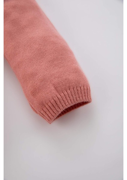 Kız Bebek Kazak Alt Triko 2'li Takım