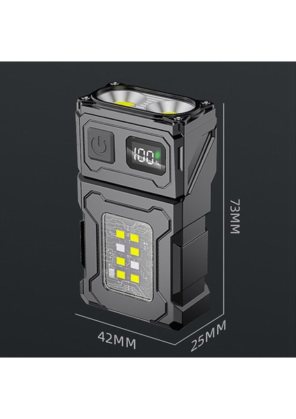 Cob Şarj Edilebilir Iş Işığı Mini Dış Mekan El Feneri Kamp Işığı Çalışma Işığı Işığı ve Sinyal Işığı (Yurt Dışından) indirimleri