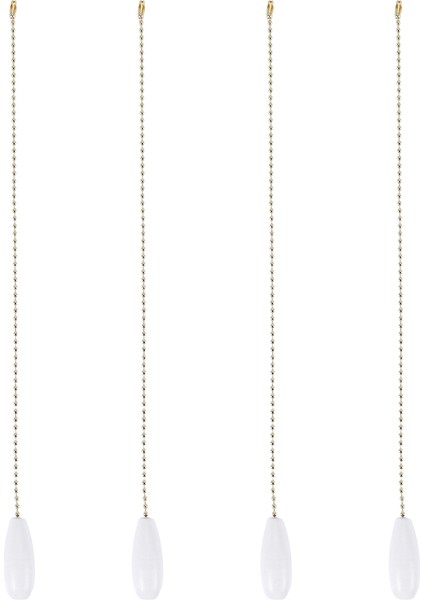 4 Adet Tavan Fan Zinciri Çeker Ahşap Çekme Zinciri Uzantı Çekme Zinciri Tavan Işık Lambası Fan Zinciri (Yurt Dışından)