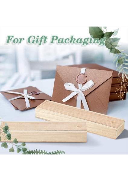 12 Adet Sürgülü Kapaklı Bitmemiş Ahşap Kutu 9 x 2 2 x 1 2 Inç Küçük Ahşap Kutu Kılıf Konteyner Mücevher Kutusu Kalem Kutusu (Yurt Dışından) indirimleri