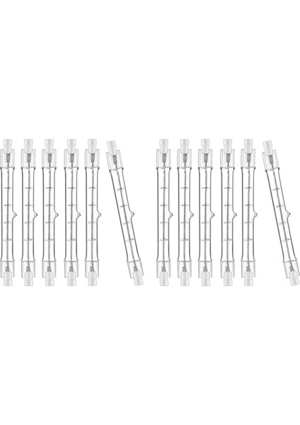 R7S Halojen Ampul 118MM 200W 230V Halojen Çubuk R7S Halojen Ampul R7S Dimmable Halojen Çubuk Lamba Işıkları 12 Pack (Yurt Dışından)