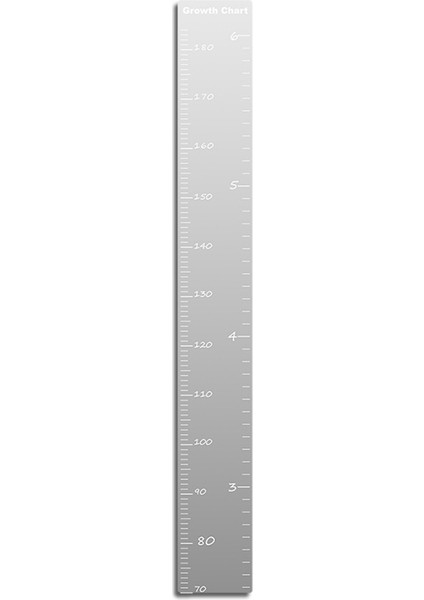 Çocuk Lik Grafiği Aynası Çocuk Odası Duvar Dekorasyon Liği Mark Liği Ölçüm Kayıt Lik Hükümdarı (Yurt Dışından)