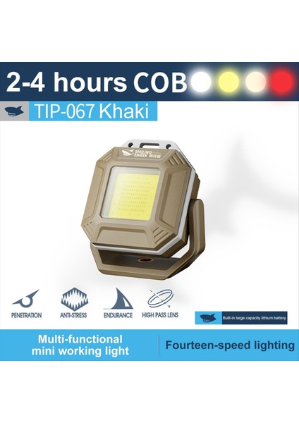 Cob LED Iş Işığı Şarj Edilebilir El Feneri Manyetik Taban Inceleme Işık Su Geçirmez Işık Araba Onarımı Için (Yurt Dışından) fiyatları