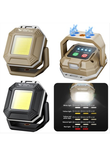 Cob LED Iş Işığı Şarj Edilebilir El Feneri Manyetik Taban Inceleme Işık Su Geçirmez Işık Araba Onarımı Için (Yurt Dışından) indirimleri