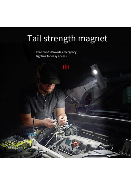 Elde Tutulan Bakım Lambası Kızılötesi Gösterge Güçlü El Feneri Manyetik Kanca Oto Tamir Alet Lambası (Yurt Dışından) indirimleri