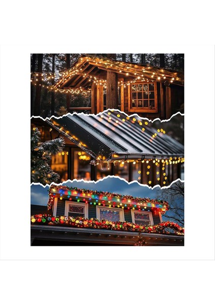 50PCS Dış Işıklar Asmak Için Oluk Klipler Dış Dışları Için Noel Işık Klipleri Hava Durumu Yumurtlama Oluk Klipler (Yurt Dışından) indirimleri