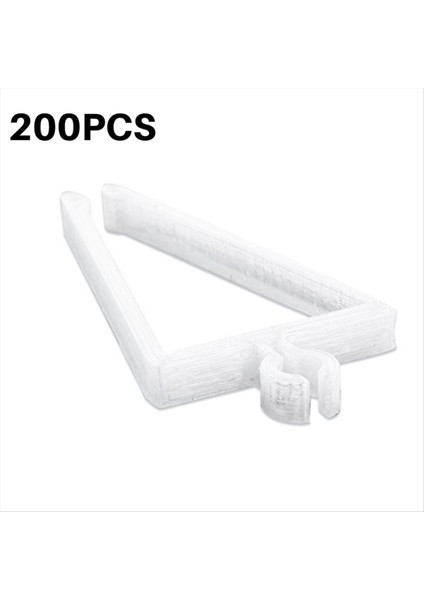 200PCS Noel Işık Klipler Oluk Işık Klipler Fasya Panoları Kil Karo Çatı Için Askı Noel Dekorasyon Çatı Oluğu (Yurt Dışından) fiyatları