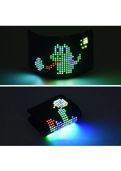 Deri Kasa Stili LED Araba Işareti Esnek Küçük Ekran LED Ifade Ekranı Pil Taşınabilir Ekran (Yurt Dışından) fiyatları