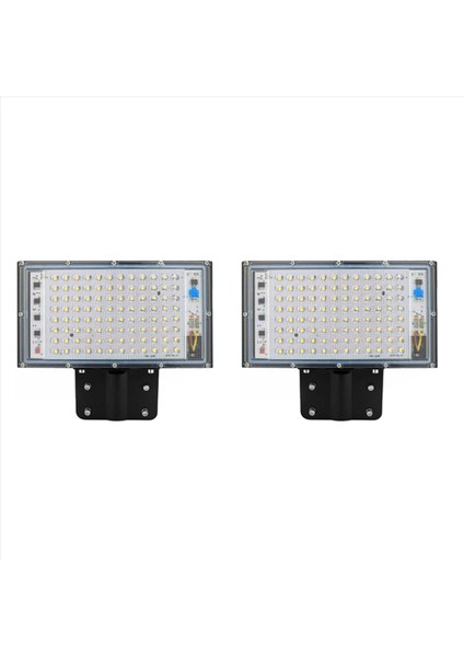 2x 100W LED Street Light Ac 220V-240V Açık Taşıt Işığı IP65 Duvar Işık Bahçe Yolu Sokak Soğuk Beyaz (Yurt Dışından) fırsatları
