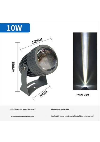 Açık LED Bahçe Duvar Spotları 10W Peyzaj Aydınlatma AC220V IP65 Su Geçirmez Bir Işın Spot Işığı Sıcak Beyaz (Yurt Dışından) indirimleri