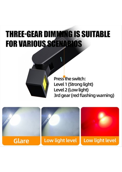 Manyetik Iş Işığı Şarj Edilebilir Kobu El Feneri Gece Iş Acil Durum Lambası Gece Işığı Küçük Araba Lambası (Yurt Dışından) fırsatları