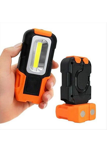 Taşınabilir LED Çalışma Lambası Asılı Kanca ve Manyetik El Feneri Pille Çalışan Cep Iş Işıkları (Yurt Dışından) fiyatları