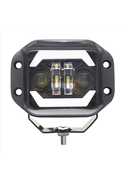 2pcs 5 Inç Araba LED Iş Işıkları Melek Gözler Kare Spotlar Ön Tampon Örgü Sis Lambaları Wranglers Için Uygun (Yurt Dışından) fiyatları