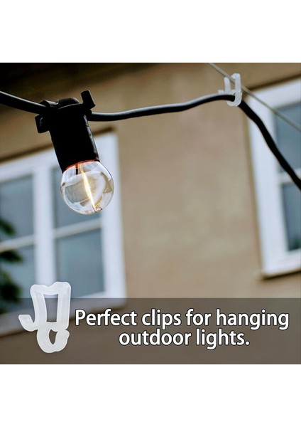 50 Adet Oluk Kancaları Mini Plastik Noel Işık Klipleri Noel Noel Dekorasyonu Için Açık Işık Klipleri (Yurt Dışından) modelleri