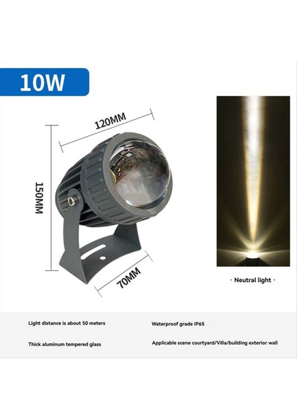 Açık LED Bahçe Duvar Spotları 10W Peyzaj Aydınlatma AC220V IP65 Su Geçirmez Bir Işın Spot Işık Sıcak Işık (Yurt Dışından) fırsatları