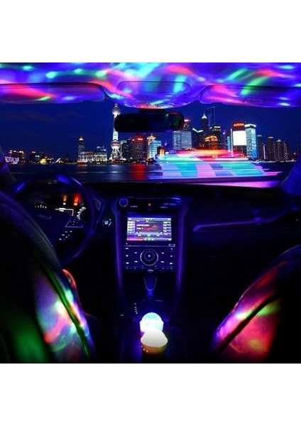 Çok Renkli USB LED Araba Iç Aydınlatma Lambası Atmosfer Işık Neon Lambalar Ses Sensörü Dj Işığı (Yurt Dışından) indirimleri