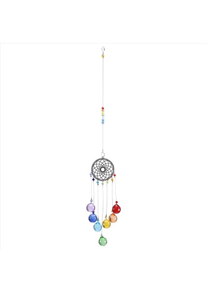 Kristaller Gökkuşağı Üreticisi Suncatcher Pencere Asılı Süs Bahçe Dekorasyon Güneş Yakalayıcı Kolye Çakra Boncuk (Yurt Dışından)